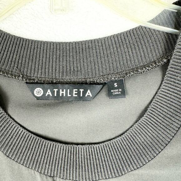 Athleta Zephyr Shell Set-of-Two Tanks White/Grey Size S Athleisure Travel Sporty - Picture 4 of 13